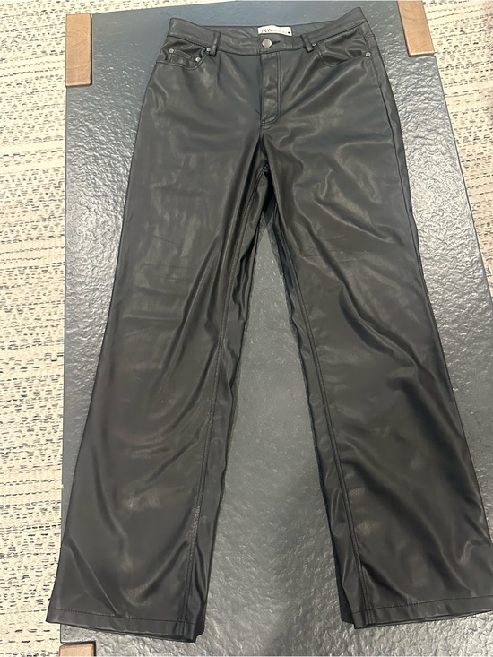 Zara Pants - Zara Black Faux Leather Pants